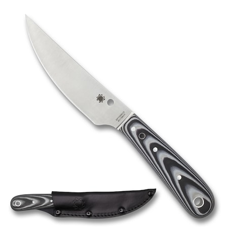 Spyderco 2024 Spyderco Bow River G-10 Black/White Plain SPY-FB46GP